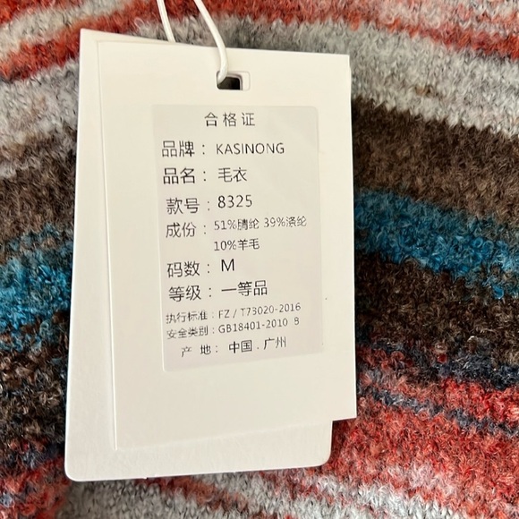 Kasinong NWT men’s sweater size medium - Picture 4 of 8